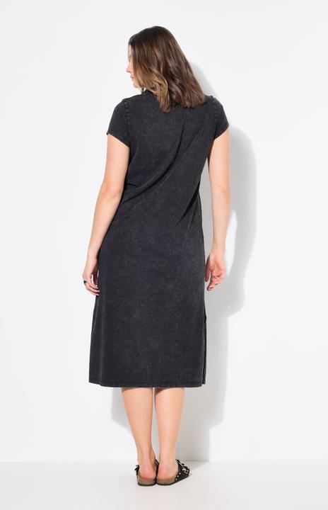 Produktbild Studio Untold Jersey-Midikleid, A-Linie, Acid Wash (50, 52)