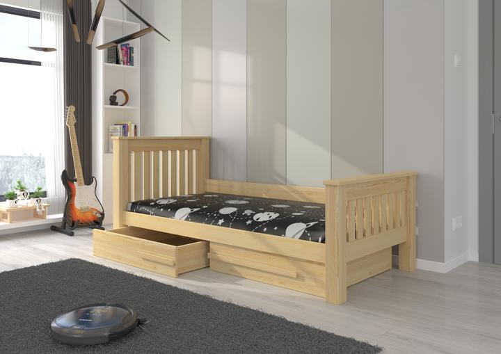 ADRK Furniture Bett CARMEL 200x90 (200 x 90 cm)