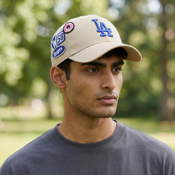 Produktbild 47 Brand Strapback Cap - Badges Los Angeles Dodgers Khaki