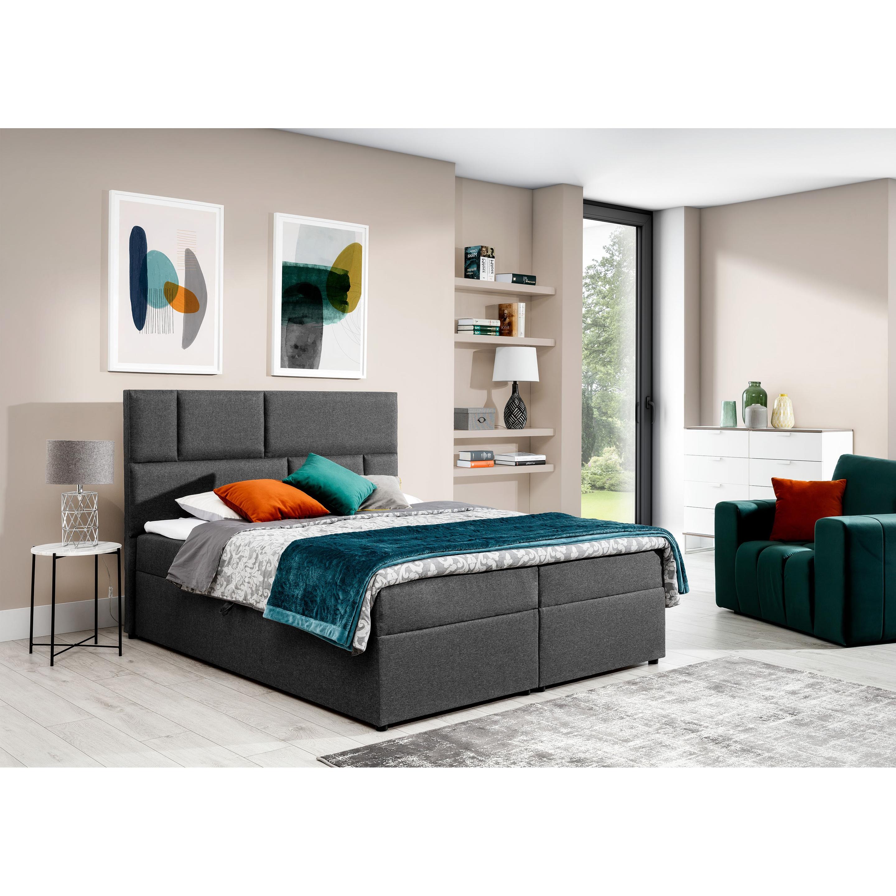 ELTAP, Bett, Florence mit Stauraum (160 x 200 cm)