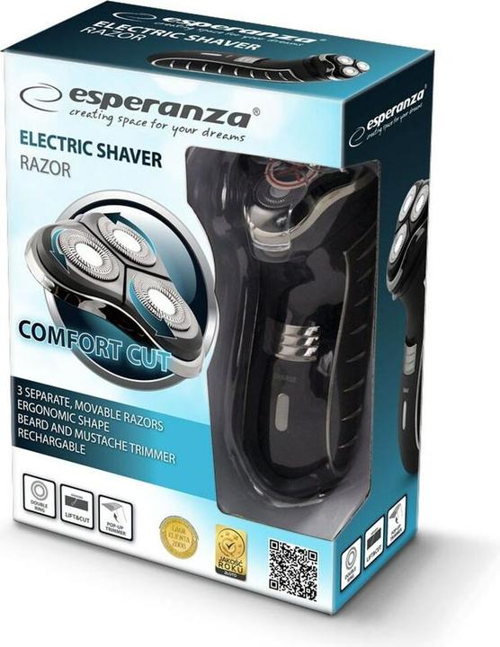 Produktbild Esperanza Shaver Razor EBG002K (black)