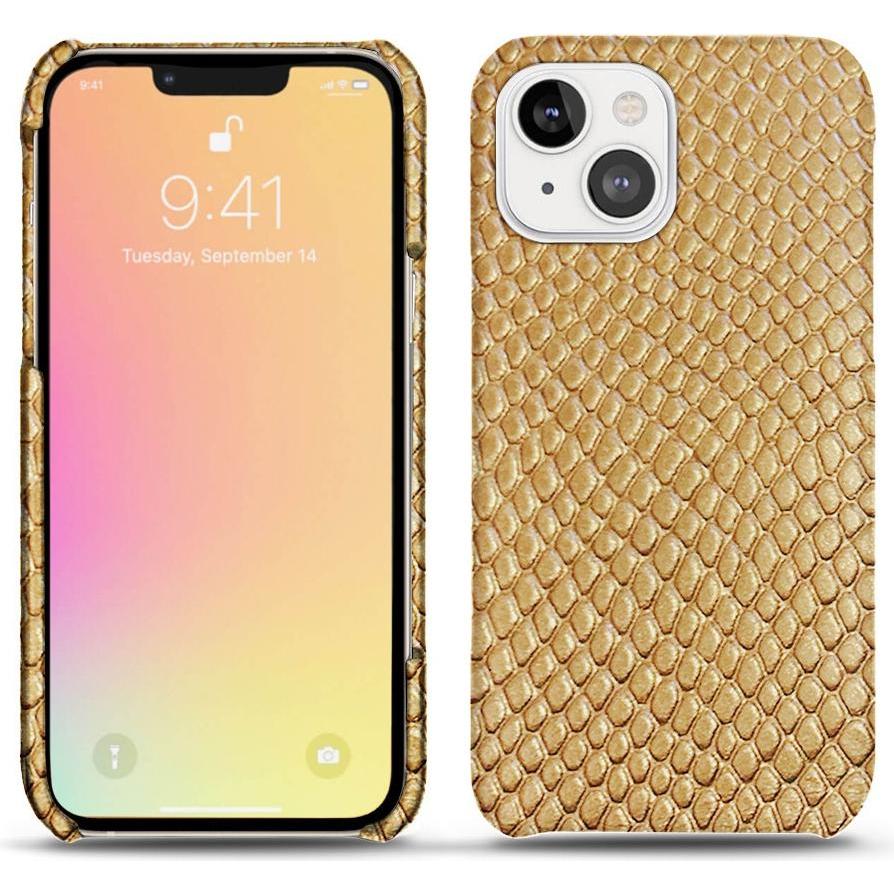 Noreve Lederschutzhülle (Apple iPhone 13), Smartphone Hülle, Beige