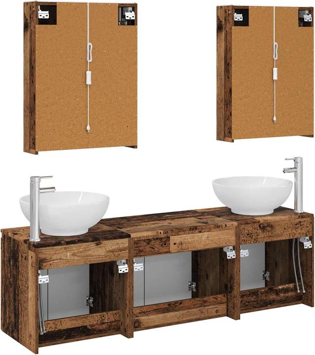 Produktbild vidaXL Badezimmerschrank-Set