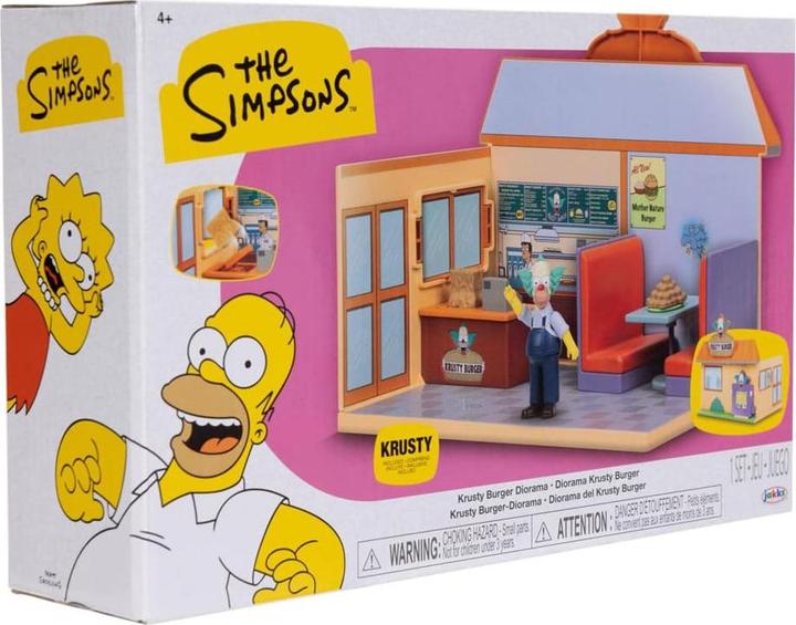 Actual product image Jakks Pacific Simpsons minifigures playset Krusty Burger