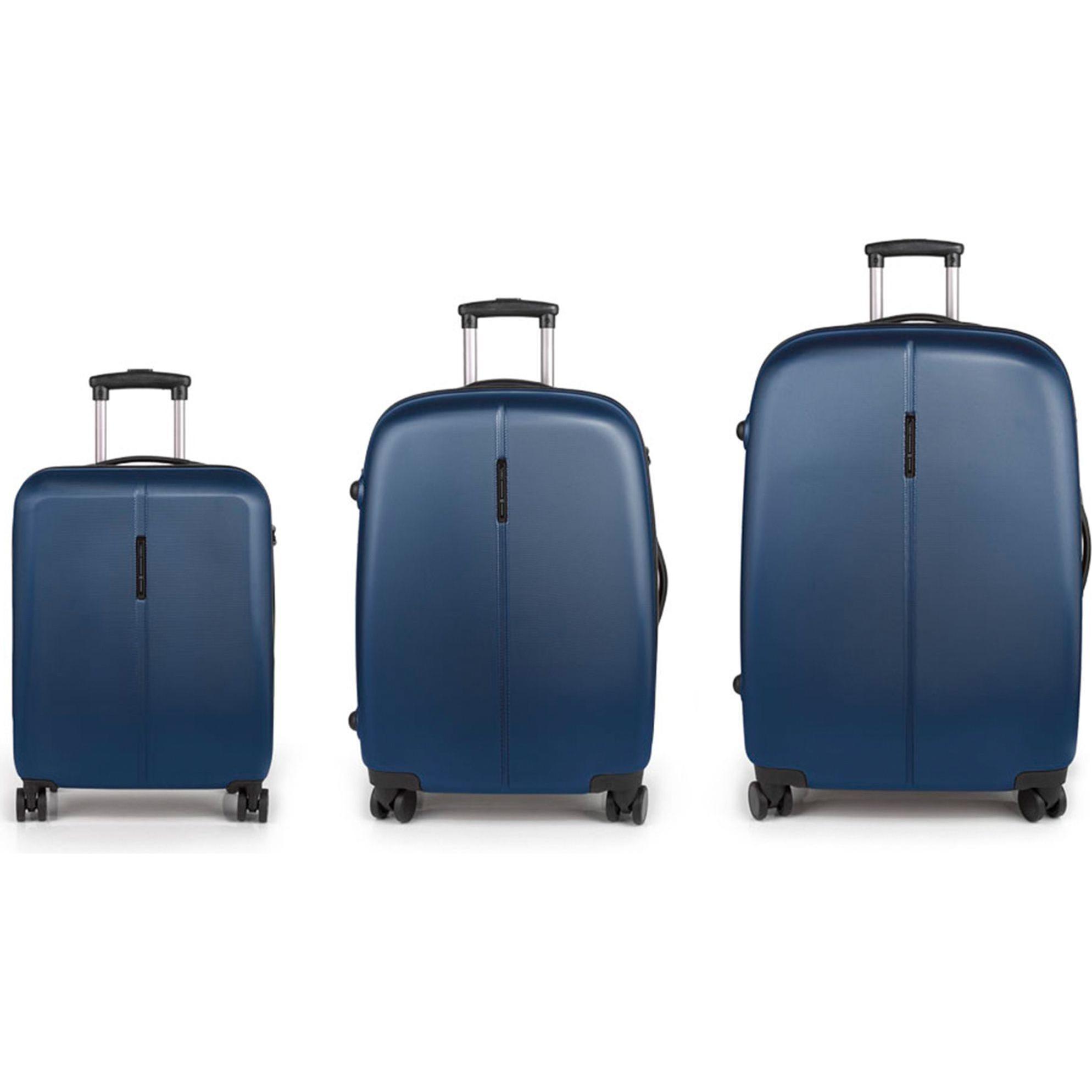 Gabol, Koffer, Paradise XP 4 Rollen Kofferset 3-teilig, Blau, (204 l, XL (ab 115l))
