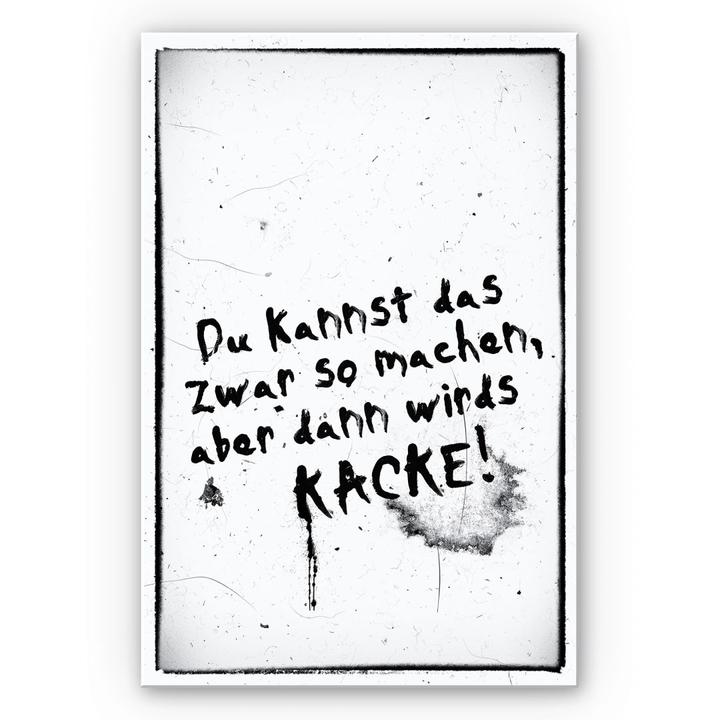 Image du produit Trenddeko Tu peux faire comme ça, mais ça va faire mal. (20 x 30 cm)