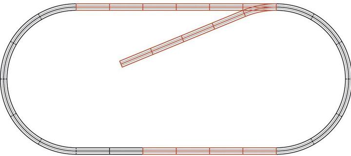 Roco H0 geoLINE (mit Bettung) 61101 (Spur H0)