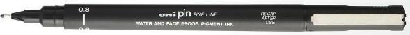Actual product image Uni-ball Pin (Black, 1 x)