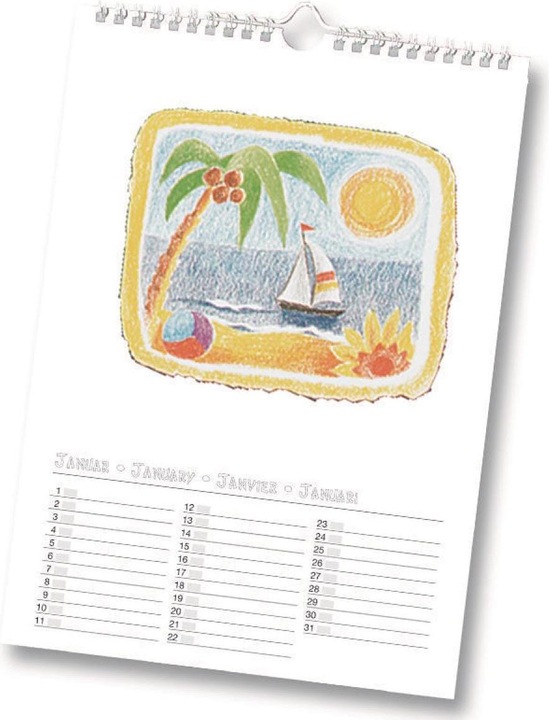 Immagine prodotto Folia Calendario permanente (A4, Tedesco)