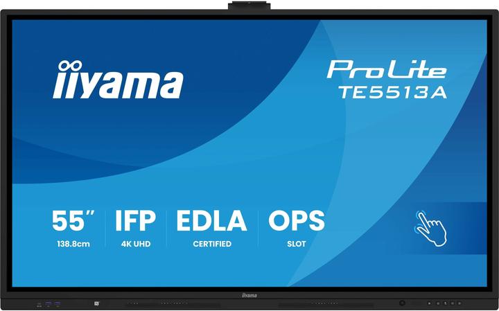Actual product image iiyama 217.4cm(86") TE8613A-B1AG 16:9 M-Touch 2xHDMI+USB-C (Speditionsversand) (3840 x 2160 Pixels, 85.60")