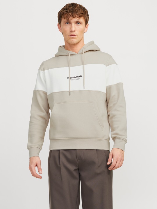 Actual product image Jack & Jones Jorvesterbro Block Sweat Hood Styd Aw24 (XXL)