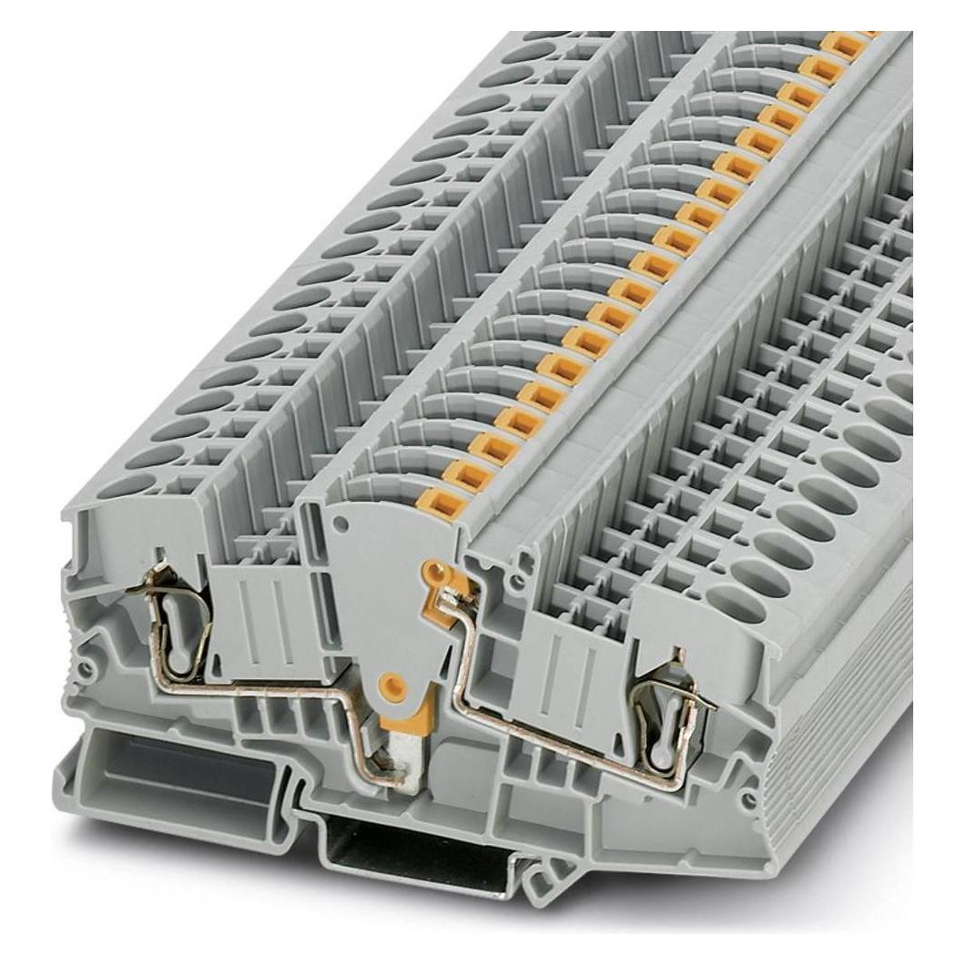 Phoenix Contact Grigio Attraverso Il Terminale, Accessori Di Elettronica + Alloggiamento,