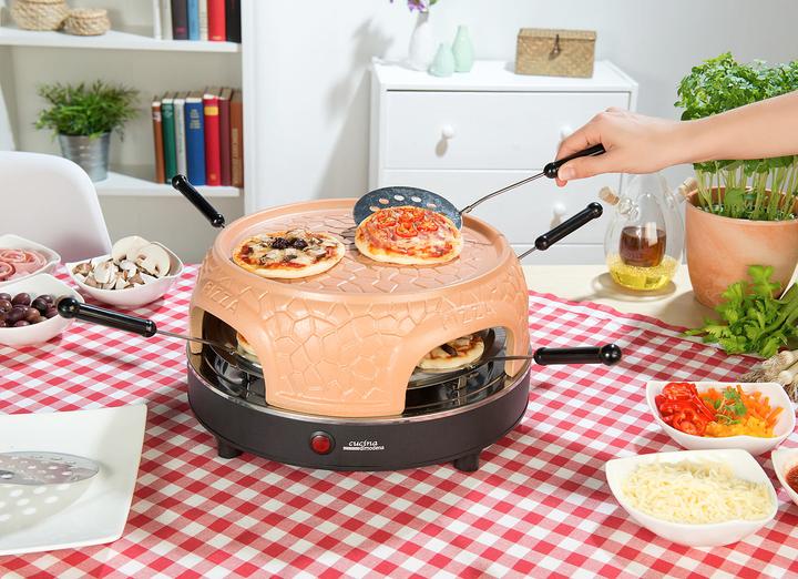 Actual product image Cucina di Modena Pizza oven with real terracotta hood