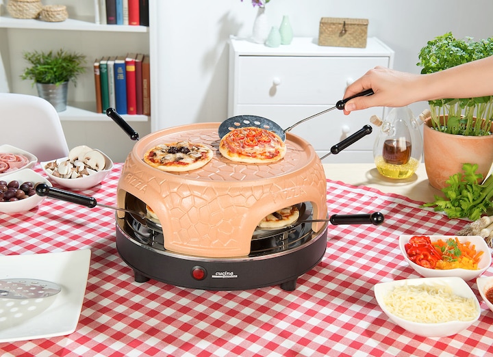 Image du produit Cucina di Modena Four à pizza avec véritable hotte en terre cuite