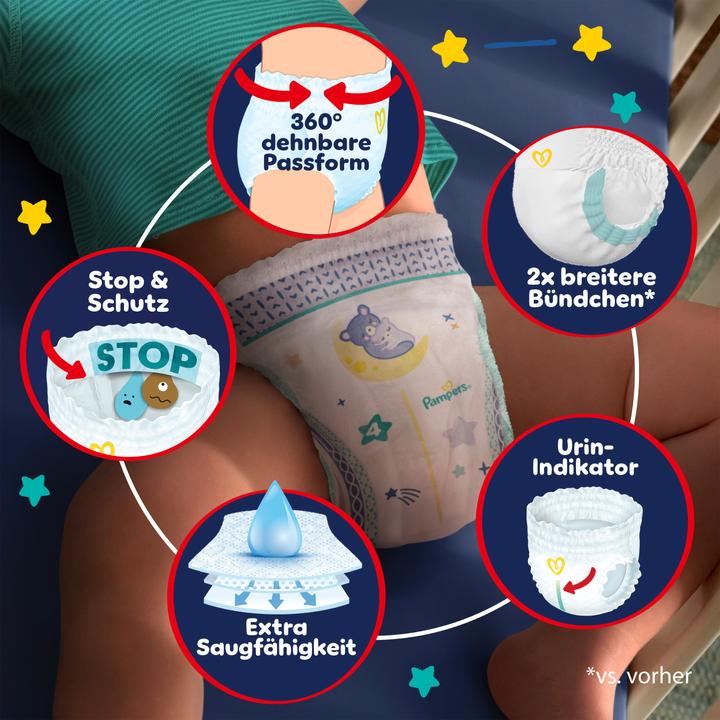 Image du produit Pampers Night Pants (Taille 5, Pack, 35 pièce(s))