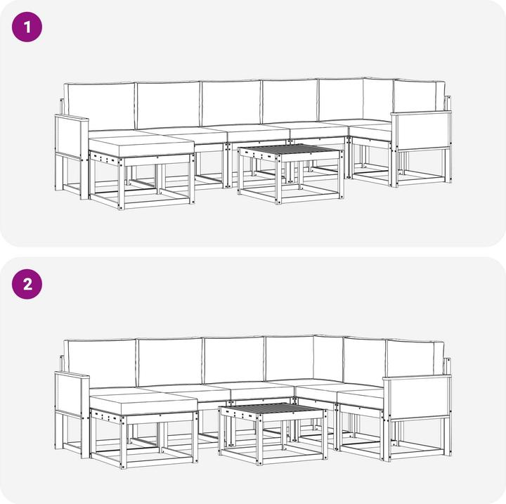 Produktbild vidaXL Sofa Set