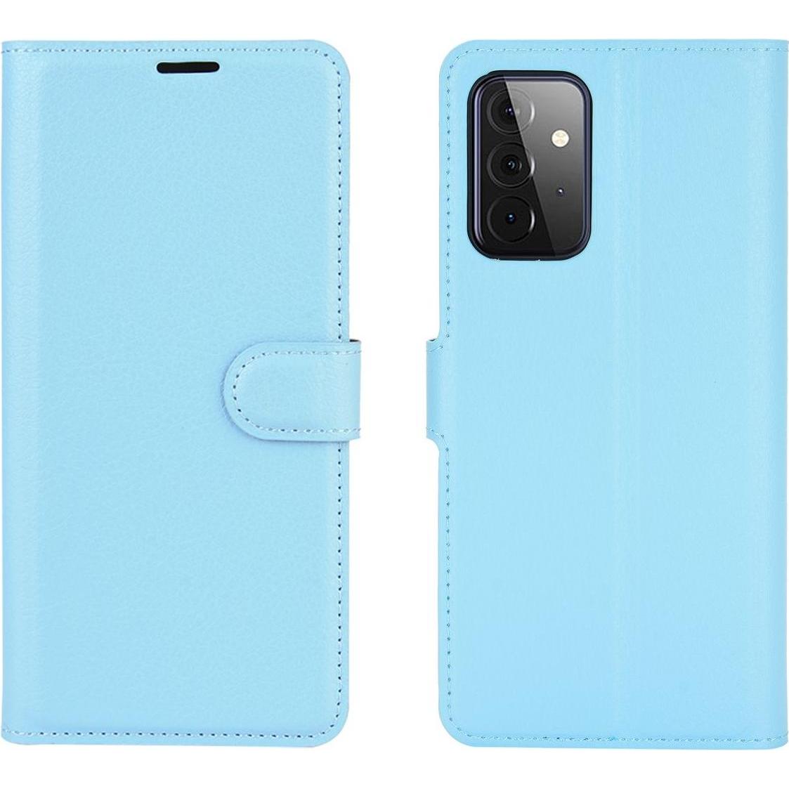 Thumbnail - König Design Hülle Handy Schutz für Samsung Galaxy A72 5G Case Cover Tasche Etui Bumper Blau (Samsung Galaxy A72 5G), Sm...
