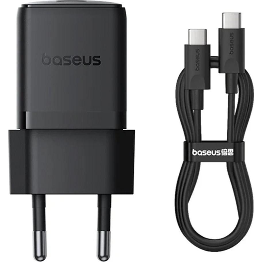 Baseus Alimentatore 30W 1xUSB-C P10111605113-01, Caricatore USB, Nero