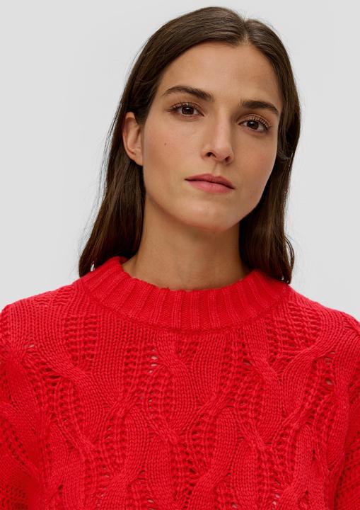 Produktbild S.Oliver Strickpullover Strickpullover aus Viskosemix (46)