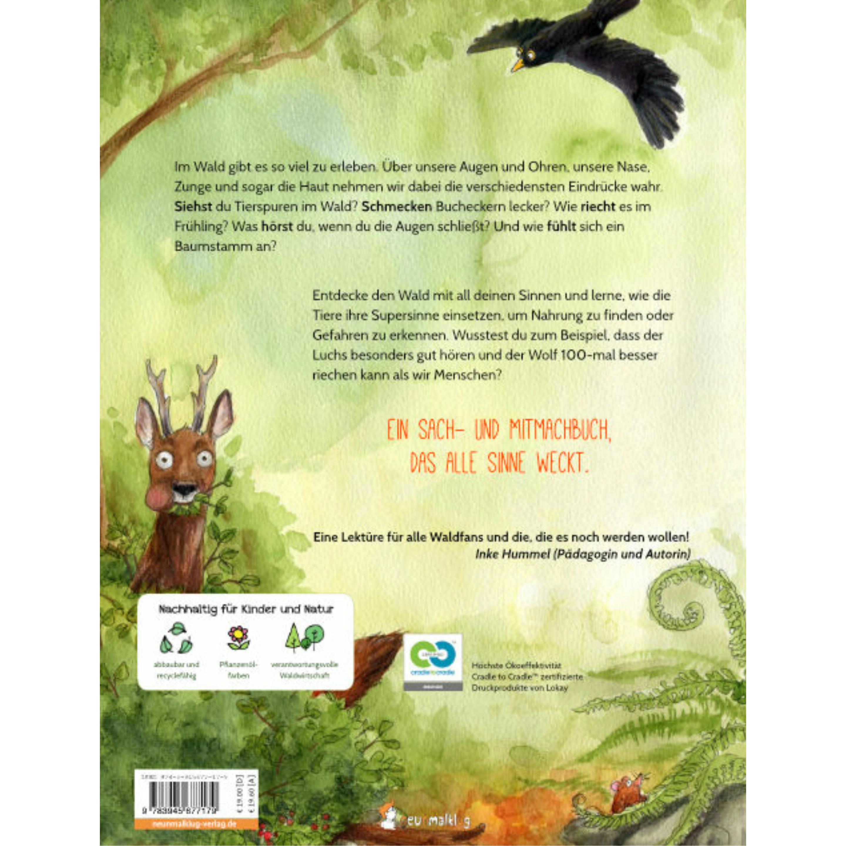 Thumbnail - Erlebe den Wald mit allen Sinnen, Kinderbücher von Nicole Pustelny, Sabi Kasper