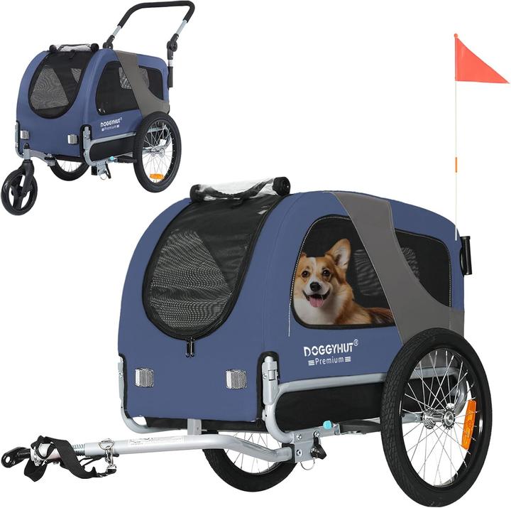 Actual product image Tiggo Hundebuggy & Fahrradanhänger bis 23kg