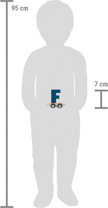 Actual product image small foot Letters Train Polar F