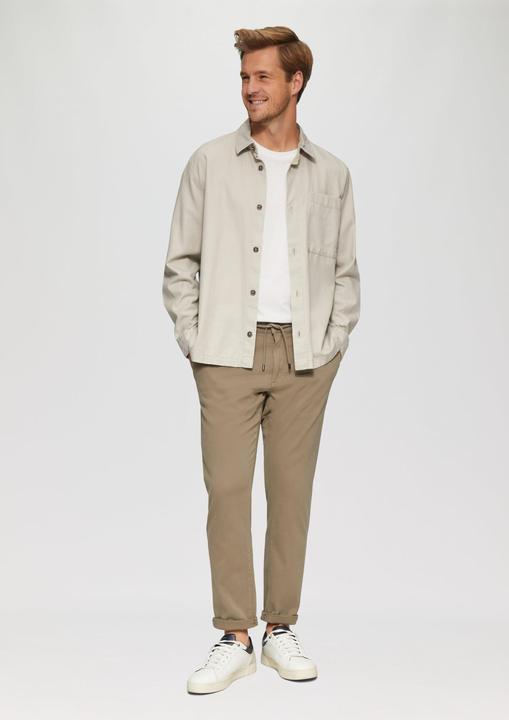 Image du produit S.Oliver Hemd Lässiges Overshirt mit Fischgrat-Struktur (3XL)