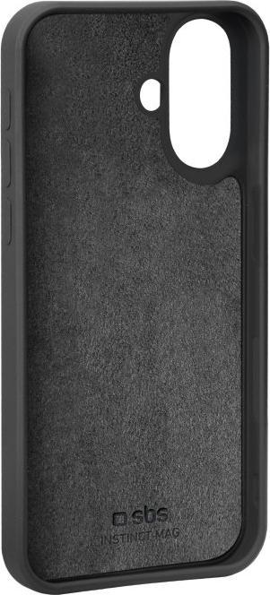 Actual product image SBS Instinct Cover with MagSafe for iPhone 16 black (Apple iPhone 16)