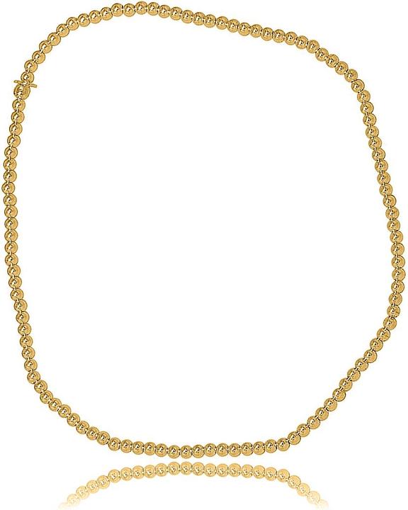 Produktbild Leyda Fusskette Kugel (vergoldet 750 / 18, Silber 925, 24 cm)