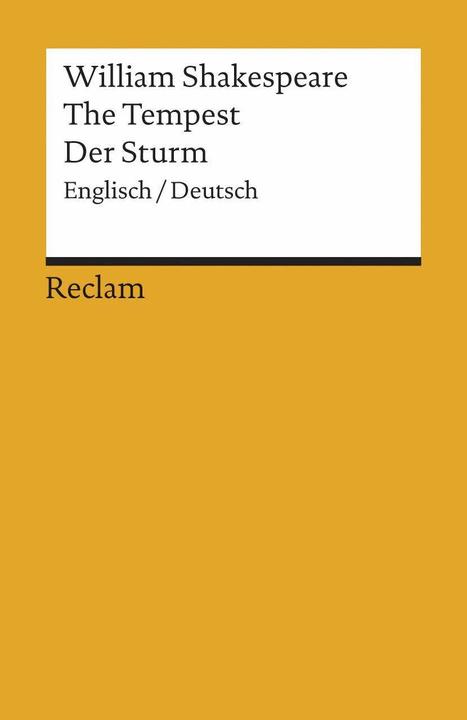 Produktbild The Tempest /Der Sturm (Deutsch, Englisch, Gerd Stratmann, William Shakespeare, 2014)
