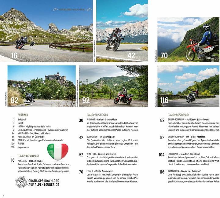 Actual product image Alpentourer Spezial Italien (German, Antonio Femia, Fulvio Terminelli, Leonardo Lucarelli, Snežana Šimičić, Stephan Fennel, 2023)