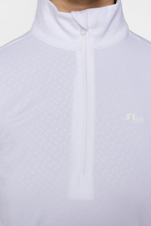 Produktbild J. Lindeberg Lauryn Quarter Zip Mid Layer Damen Weiss (S)