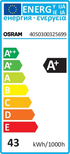 Label énergétique Osram tuyau (G13, 36 W, 3350 lm, 1 x, G)