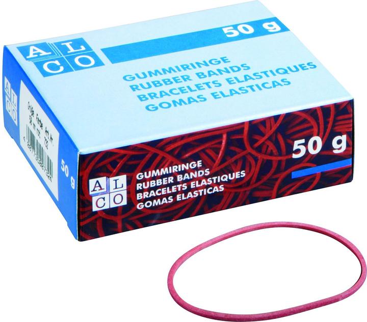 Immagine prodotto Alco Elastici, gomma naturale, rosso, varie dimensioni (1 pz.)