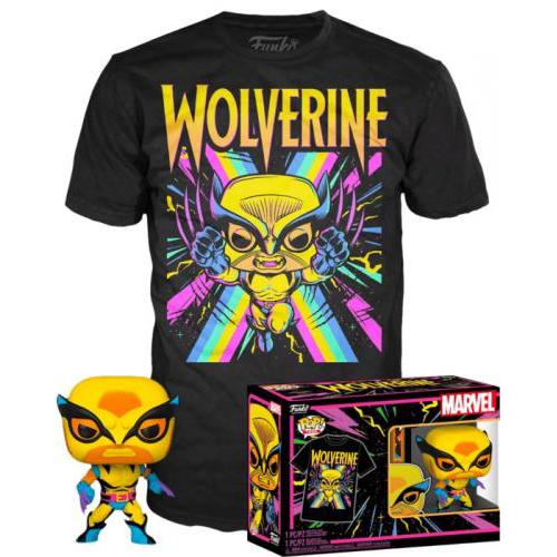 Funko Pop! Wolverine (Black Light) W/ T-Shirt (XL) PTF
