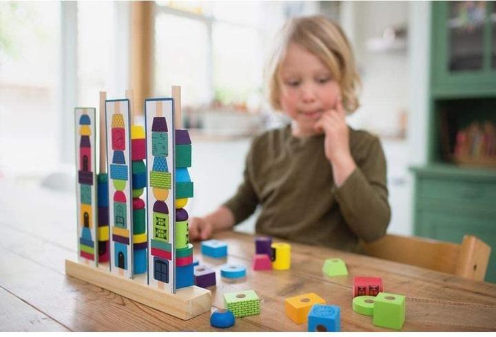Actual product image BS Wooden stacking towers