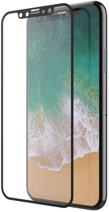 Devia Van Entire View Anti-glare Tempered Glass iPhone XS Max (6.5) black (1 Stück, Apple iPhone XS Max)