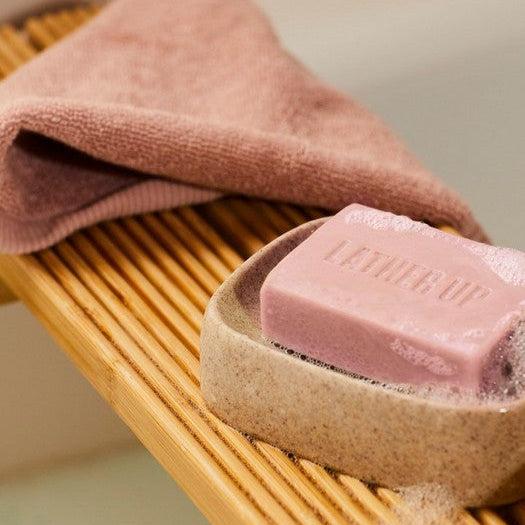 Actual product image The Body Shop British Rose Cleansing Face & Body Soap (Hard soap)