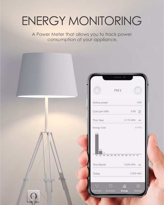 Produktbild Vocolinc Smart Outlet VP3 Steckdose WI-FI USB