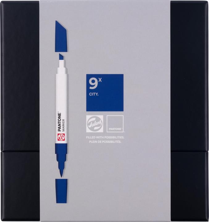 Produktbild Talens Pantone Marker 9x Set City, Strichstärke: Keine Angabe (9x)