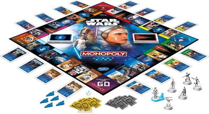 Produktbild Hasbro Star Wars Brettspiel Monopoly Light Side Edition *Englische Version* (Englisch, 2 - 6 Spieler)