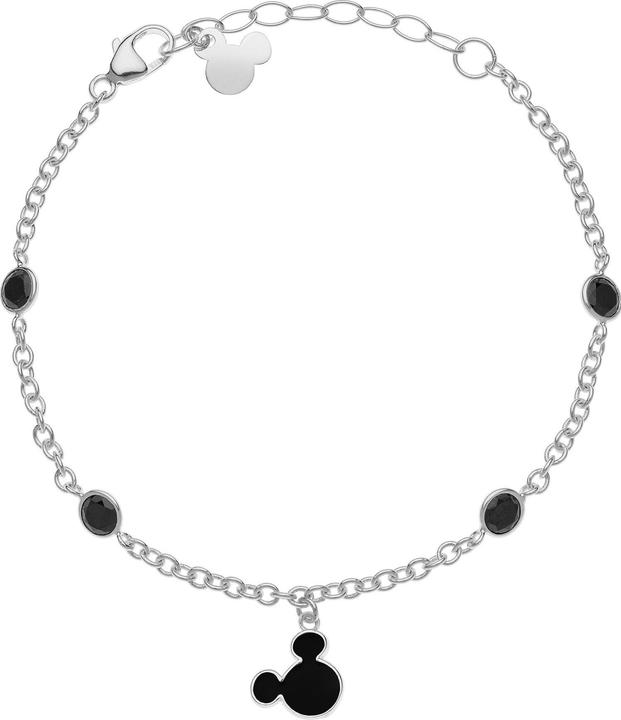 Immagine prodotto Disney Bracciale Mickey Mouse, argento 925 (17 cm, Argento 925)