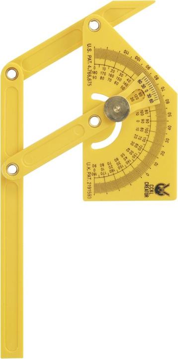 Actual product image kwb Plastic angle gauge
