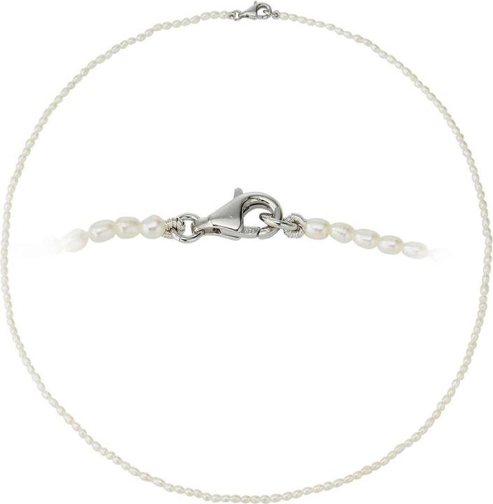 Produktbild Bijouteria Perlen-Halskette (Silber 925, Süsswasserperle, 60 cm)