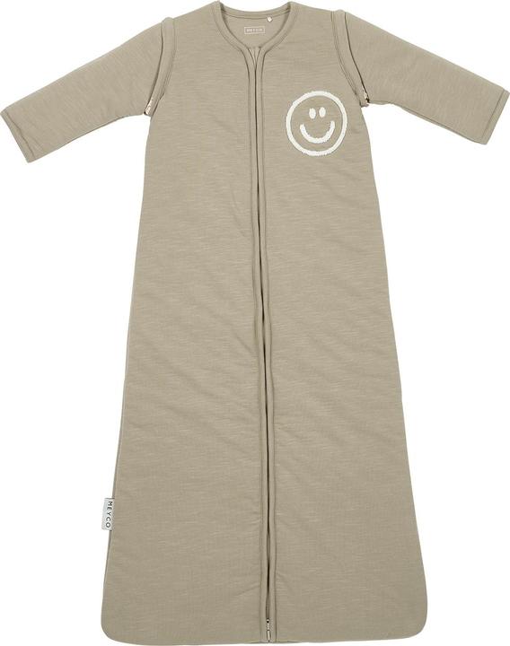 Produktbild Meyco Slub mit Smile Applikation babyschlafsack mit abnehmbaren ärmeln (90 cm, 2.5 TOG, Winter)