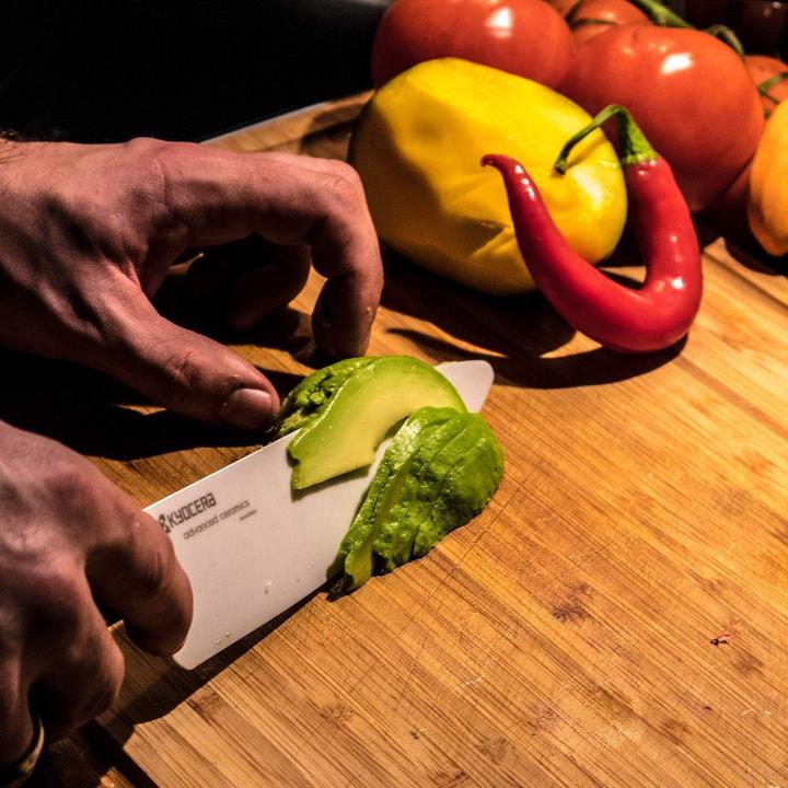 Produktbild Kyocera Bamboo Knife Block + WHWH Set