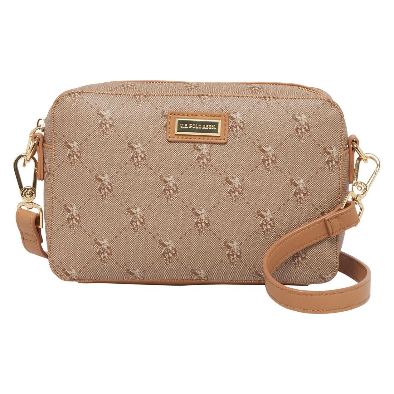 U.S. Polo, Damen, Handtasche, Hampton Crossbody Bag, Beige