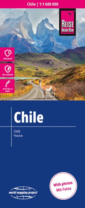 Landkarte Chile (1:1.600.000)
