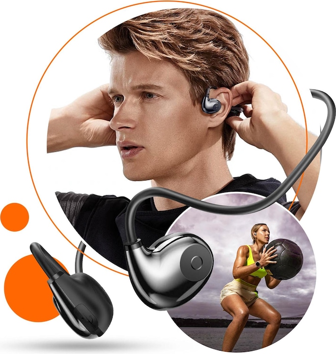 Actual product image LinQ Bone conduction, model HI8 (10 h, Wireless)
