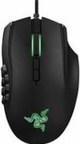 Produktbild Razer Naga Trinity MMO, högerhand, Optisk, USB, 16000 DPI, 120 g, Svart, Grön (Kabelgebunden)
